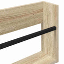Magasin Rack 2 pcs Sonoma eg 80 x 12 x 30 cm Konstrueret træ