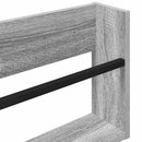 Magasin Rack 2 pcs Grå Sonoma 80 x 12 x 30 cm Konstrueret træ