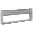Magasin Rack 2 pcs Grå Sonoma 80 x 12 x 30 cm Konstrueret træ