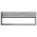 Magasin Rack 2 pcs Grå Sonoma 80 x 12 x 30 cm Konstrueret træ