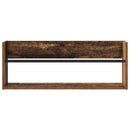 Magasin Rack 2 pcs Gammelt træ 80 x 12 x 30 cm Konstrueret træ