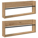 Magasin Rack med hylde 2 stk. Artisan Egetræ 80 x 12 x 30 cm