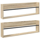 Magasin Rack 2 pcs Sonoma eg 100 x 12 x 30 cm Konstrueret træ