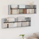 Magasin Rack 2 stk. Grå Sonoma 100 x 12 x 30 cm Konstrueret træ