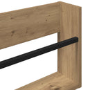 Magasin Rack Artisan Egetræ 100 x 12 x 30 cm Konstrueret træ