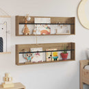 Magasin Rack med hylde 2 stk. Artisan Egetræ 100 x 12 x 30 cm