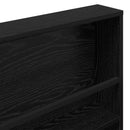 Magasin Rack 2 pcs Sort eg 60 x 12 x 70 cm Konstrueret træ