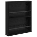 Magasin Rack 2 pcs Sort eg 60 x 12 x 70 cm Konstrueret træ