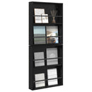 Magasin Rack 2 pcs Sort eg 60 x 12 x 70 cm Konstrueret træ