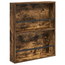 Magasin Rack 2 pcs Røget eg 60 x 12 x 70 cm Konstrueret træ