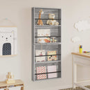 Magasin Rack 2 stk. Grå Sonoma 60 x 12 x 70 cm Konstrueret træ