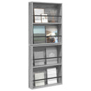 Magasin Rack 2 pcs Grå Sonoma 60 x 12 x 70 cm Konstrueret træ