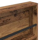 Magasin Rack 2 pcs Gammelt træ 60 x 12 x 70 cm Konstrueret træ