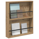 Magasin Rack Artisan Egetræ 60 x 12 x 70 cm Konstrueret træ