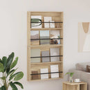 Magasin Rack 2 pcs Sonoma eg 80 x 12 x 70 cm Konstrueret træ