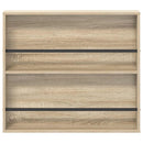 Magasin Rack 2 pcs Sonoma eg 80 x 12 x 70 cm Konstrueret træ