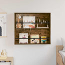 Magasin Rack med hylde Røget eg 80 x 12 x 70 cm Konstrueret træ