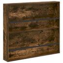 Magasin Rack med hylde Røget eg 80 x 12 x 70 cm Konstrueret træ