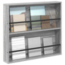 Magasin Rack Grå Sonoma 80 x 12 x 70 cm Konstrueret træ