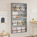 Magasin Rack 2 stk. Grå Sonoma 80 x 12 x 70 cm Konstrueret træ