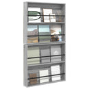 Magasin Rack 2 stk. Grå Sonoma 80 x 12 x 70 cm Konstrueret træ