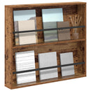 Magasin Rack Gammelt træ 80 x 12 x 70 cm Konstrueret træ