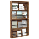 Magasin Rack 2 pcs Gammelt træ 80 x 12 x 70 cm Konstrueret træ