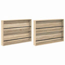Magasin Rack 2 pcs Sonoma eg 100 x 12 x 70 cm Konstrueret træ