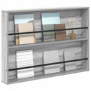 Magasin Rack Grå Sonoma 100 x 12 x 70 cm Konstrueret træ