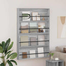 Magasin Rack 2 pcs Grå Sonoma 100 x 12 x 70 cm Konstrueret træ