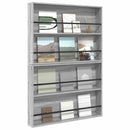 Magasin Rack 2 pcs Grå Sonoma 100 x 12 x 70 cm Konstrueret træ