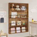 Magasin Rack 2 pcs Gammelt træ 100 x 12 x 70 cm Konstrueret træ