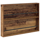 Magasin Rack 2 pcs Gammelt træ 100 x 12 x 70 cm Konstrueret træ