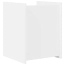Magasin Rack med hylde Hvid 35 x 35 x 45 cm Konstrueret træ