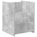 Magasin Rack Beton Grå 35 x 35 x 45 cm Konstrueret træ