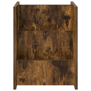 Magasin Rack med hylde Røget eg 35 x 35 x 45 cm Konstrueret træ