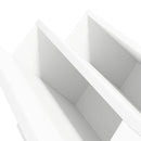 Magasin Rack med hylde Hvid 53 x 40 x 28,5 cm Konstrueret træ