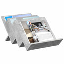 Magasin Rack Beton Grå 53 x 40 x 28,5 cm Konstrueret træ