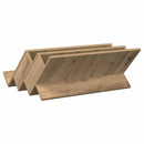 Magasin Rack Artisan Egetræ 65 x 53 x 28,5 cm Konstrueret træ