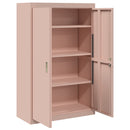 Opbevaringsskab Lyserød 90 x 40 x 140 cm Stål