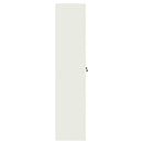 Opbevaringsskab Hvid 90 x 40 x 180 cm Stål