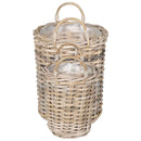 Planter Kurv GENDT 2 stk. Naturlig grå Kubu rattan