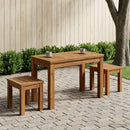 Sofabord Naturfarvet 60,5 x 30 x 36 cm Massivt Akacietræ