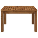 Sofabord Naturfarvet 60 x 60,5 x 36 cm Massivt Akacietræ