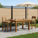 Sofabord Naturfarvet 50 x 60,5 x 36 cm Massivt Akacietræ