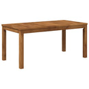 Sofabord Naturfarvet 50 x 100,5 x 45 cm Massivt Akacietræ