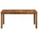 Sofabord Naturfarvet 50 x 100,5 x 45 cm Massivt Akacietræ