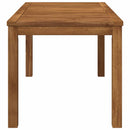 Sofabord Naturfarvet 50 x 100,5 x 45 cm Massivt Akacietræ