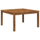 Sofabord Naturfarvet 80 x 80,5 x 45 cm Massivt Akacietræ
