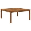 Sofabord Naturfarvet 100 x 100,5 x 45 cm Massivt Akacietræ